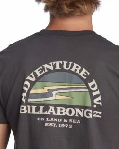 BILLABONG A/Div Sundown Organic Short Sleeve T-Shirt ASPHALT -Mens Accessories Sales 2022 abyzt00930 billabongw alt dtl1 2