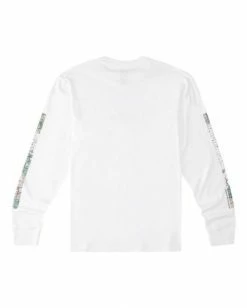 BILLABONG A/Div Coordinates Organic Long Sleeve T-Shirt WHITE -Mens Accessories Sales 2022 abyzt00932 billabongf wht bck1 2