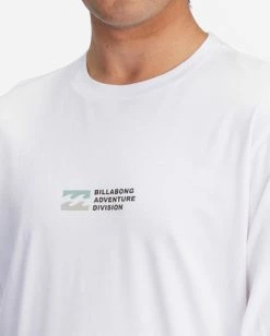 BILLABONG A/Div Coordinates Organic Long Sleeve T-Shirt WHITE -Mens Accessories Sales 2022 abyzt00932 billabongw wht dtl1 2