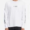 BILLABONG A/Div Coordinates Organic Long Sleeve T-Shirt WHITE