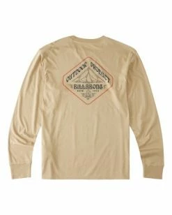 BILLABONG A/Div Remote Organic Long Sleeve T-Shirt SAND DUNE -Mens Accessories Sales 2022 abyzt00933 billabongf sdu bck1 2