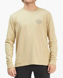 BILLABONG A/Div Remote Organic Long Sleeve T-Shirt SAND DUNE
