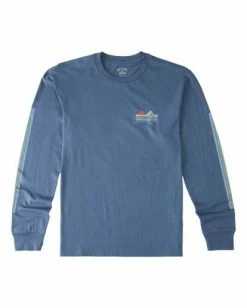 BILLABONG A/Div Stretch Organic Long Sleeve T-Shirt DUSTY BLUE