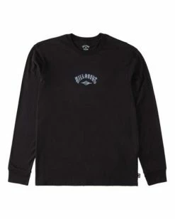 BILLABONG A/Div Otis Camo Arch Organic Long Sleeve T-Shirt BLACK -Mens Accessories Sales 2022 abyzt00950 billabongf blk frt1 2