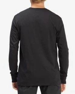 BILLABONG A/Div Otis Camo Arch Organic Long Sleeve T-Shirt BLACK -Mens Accessories Sales 2022 abyzt00950 billabongw blk bck1 2