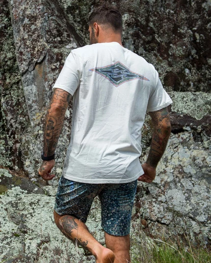 BILLABONG A/Div Otis Diamond Organic Short Sleeve T-Shirt SNOW 1 BILLABONG A/Div Otis Diamond Organic Short Sleeve T-Shirt SNOW