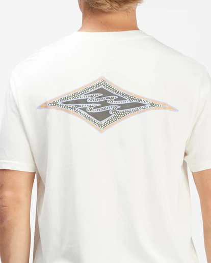BILLABONG A/Div Otis Diamond Organic Short Sleeve T-Shirt SNOW 6 BILLABONG A/Div Otis Diamond Organic Short Sleeve T-Shirt SNOW - Image 6