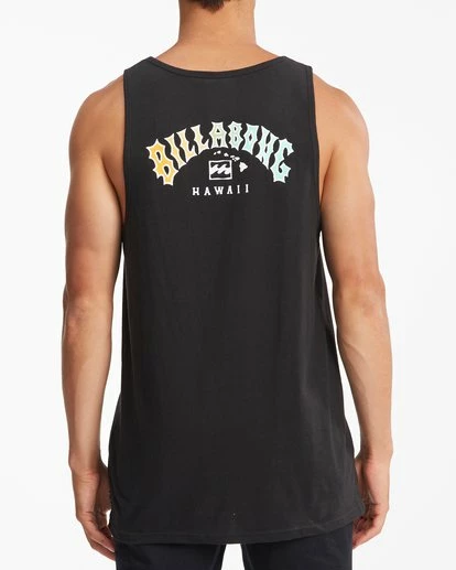 BILLABONG Arch Hawaii Tank Top BLACK 4 BILLABONG Arch Hawaii Tank Top BLACK - Image 4