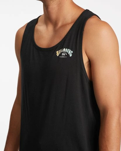 BILLABONG Arch Hawaii Tank Top BLACK 5 BILLABONG Arch Hawaii Tank Top BLACK - Image 5