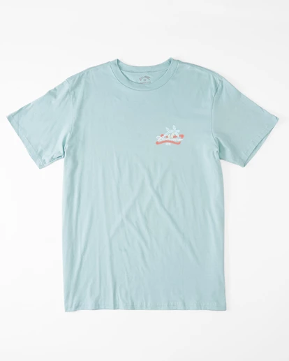 BILLABONG Budweiser Palm Neon Short Sleeve T-Shirt DARK OZONE 6 BILLABONG Budweiser Palm Neon Short Sleeve T-Shirt DARK OZONE - Image 6