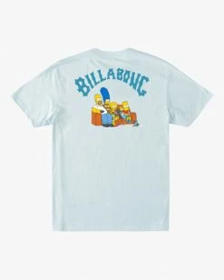 BILLABONG Simpsons Family Couch Organic Short Sleeve T-Shirt COASTAL BLUE 15 BILLABONG Simpsons Family Couch Organic Short Sleeve T-Shirt COASTAL BLUE -Mens Accessories Sales 2022 abyzt01028 billabongf cbu bck1 1