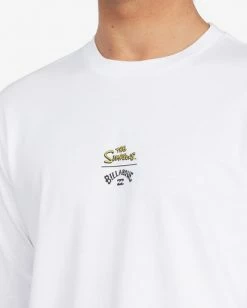 BILLABONG The Simpsons Family Long Sleeve T-Shirt WHITE 13 BILLABONG The Simpsons Family Long Sleeve T-Shirt WHITE -Mens Accessories Sales 2022 abyzt01041 billabongw wht dtl2 1