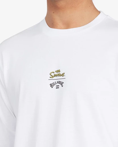 BILLABONG The Simpsons Family Long Sleeve T-Shirt WHITE 6 BILLABONG The Simpsons Family Long Sleeve T-Shirt WHITE - Image 6