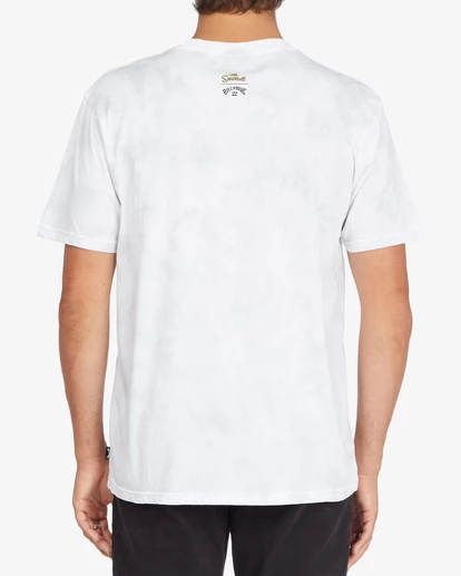 BILLABONG The Simpsons Homer Tie-Dye Short Sleeve T-Shirt WHITE 4 BILLABONG The Simpsons Homer Tie-Dye Short Sleeve T-Shirt WHITE - Image 4