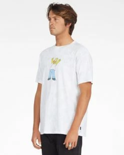 BILLABONG The Simpsons Homer Tie-Dye Short Sleeve T-Shirt WHITE 10 BILLABONG The Simpsons Homer Tie-Dye Short Sleeve T-Shirt WHITE -Mens Accessories Sales 2022 abyzt01046 billabongw wht sd3 1