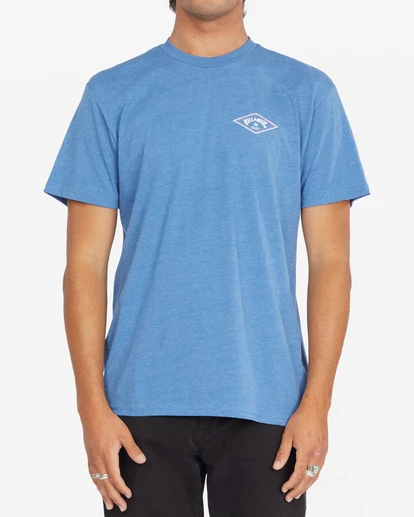 BILLABONG Diamond Arch Short Sleeve T-Shirt ROYAL HEATHER 1 BILLABONG Diamond Arch Short Sleeve T-Shirt ROYAL HEATHER