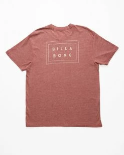 BILLABONG Die Cut Line Short Sleeve T-Shirt PORT HEATHER -Mens Accessories Sales 2022 abyzt01160 billabongf pte bck1 1