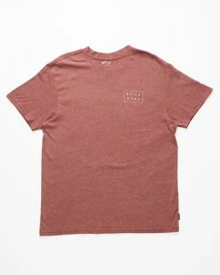 BILLABONG Die Cut Line Short Sleeve T-Shirt PORT HEATHER -Mens Accessories Sales 2022 abyzt01160 billabongf pte frt1 1