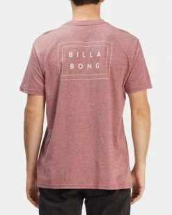 BILLABONG Die Cut Line Short Sleeve T-Shirt PORT HEATHER -Mens Accessories Sales 2022 abyzt01160 billabongw pte bck1 1