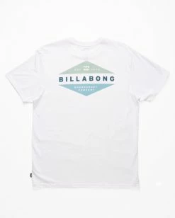 BILLABONG Level Short Sleeve T-Shirt WHITE -Mens Accessories Sales 2022 abyzt01161 billabongf wht bck1 1