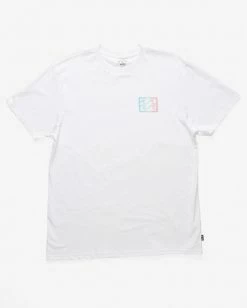 BILLABONG Crayon Outline Short Sleeve T-Shirt WHITE 12 BILLABONG Crayon Outline Short Sleeve T-Shirt WHITE -Mens Accessories Sales 2022 abyzt01162 billabongf wht frt1 1