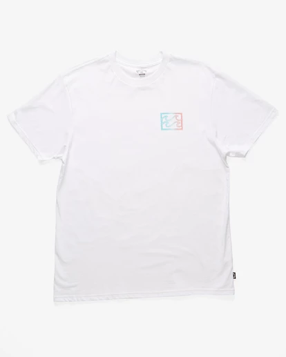 BILLABONG Crayon Outline Short Sleeve T-Shirt WHITE 6 BILLABONG Crayon Outline Short Sleeve T-Shirt WHITE - Image 6
