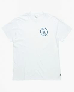 BILLABONG Roller Short Sleeve T-Shirt WHITE -Mens Accessories Sales 2022 abyzt01166 billabongf wht frt1 1