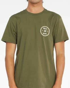 BILLABONG Roller Short Sleeve T-Shirt WHITE