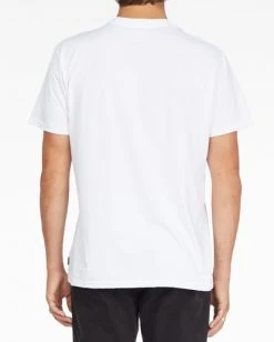 BILLABONG Roller Short Sleeve T-Shirt WHITE -Mens Accessories Sales 2022 abyzt01166 billabongw wht bck1 1