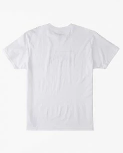 BILLABONG Arch Wave Short Sleeve T-Shirt WHITE -Mens Accessories Sales 2022 abyzt01167 billabongf wht bck1 1