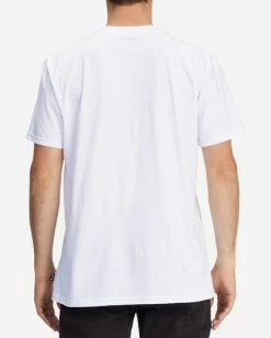 BILLABONG Arch Wave Short Sleeve T-Shirt WHITE -Mens Accessories Sales 2022 abyzt01167 billabongw wht bck1 1