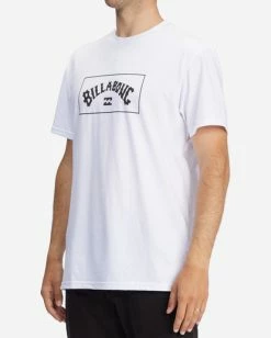 BILLABONG Arch Wave Short Sleeve T-Shirt WHITE -Mens Accessories Sales 2022 abyzt01167 billabongw wht sd1 1