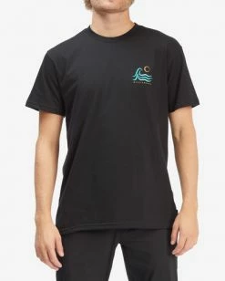 BILLABONG Tropic Wave Short Sleeve T-Shirt BLACK