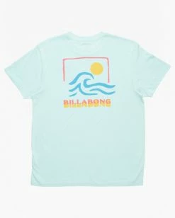 BILLABONG Bong Wave Short Sleeve T-Shirt ICE HEATHER -Mens Accessories Sales 2022 abyzt01170 billabongf ich bck1 1