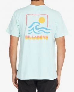 BILLABONG Bong Wave Short Sleeve T-Shirt ICE HEATHER -Mens Accessories Sales 2022 abyzt01170 billabongw ich bck1 1