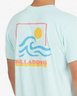 BILLABONG Bong Wave Short Sleeve T-Shirt ICE HEATHER -Mens Accessories Sales 2022 abyzt01170 billabongw ich dtl1 1