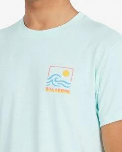 BILLABONG Bong Wave Short Sleeve T-Shirt ICE HEATHER -Mens Accessories Sales 2022 abyzt01170 billabongw ich dtl2 1