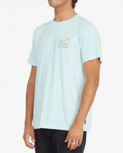 BILLABONG Bong Wave Short Sleeve T-Shirt ICE HEATHER -Mens Accessories Sales 2022 abyzt01170 billabongw ich sd1 1