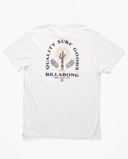 BILLABONG Quality Goods Short Sleeve T-Shirt WHITE 6 BILLABONG Quality Goods Short Sleeve T-Shirt WHITE - Image 6