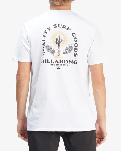 BILLABONG Quality Goods Short Sleeve T-Shirt WHITE 3 BILLABONG Quality Goods Short Sleeve T-Shirt WHITE - Image 3