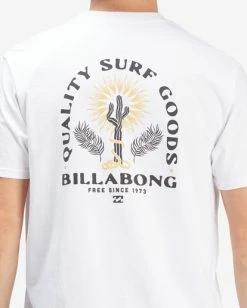BILLABONG Quality Goods Short Sleeve T-Shirt WHITE 9 BILLABONG Quality Goods Short Sleeve T-Shirt WHITE -Mens Accessories Sales 2022 abyzt01171 billabongw wht dtl1 1
