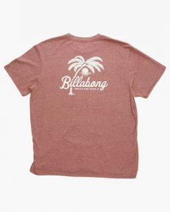 BILLABONG Palm Goods Short Sleeve T-Shirt PORT HEATHER 13 BILLABONG Palm Goods Short Sleeve T-Shirt PORT HEATHER -Mens Accessories Sales 2022 abyzt01173 billabongf pte bck1 1