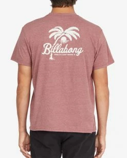 BILLABONG Palm Goods Short Sleeve T-Shirt PORT HEATHER 9 BILLABONG Palm Goods Short Sleeve T-Shirt PORT HEATHER -Mens Accessories Sales 2022 abyzt01173 billabongw pte bck1 1