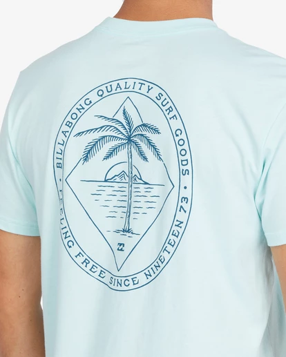 BILLABONG Surf Goods Short Sleeve T-Shirt ICE HEATHER 4 BILLABONG Surf Goods Short Sleeve T-Shirt ICE HEATHER - Image 4
