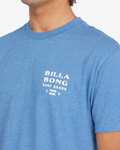 BILLABONG 73 Surf Short Sleeve T-Shirt ROYAL HEATHER 4 BILLABONG 73 Surf Short Sleeve T-Shirt ROYAL HEATHER - Image 4