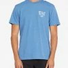 BILLABONG 73 Surf Short Sleeve T-Shirt ROYAL HEATHER