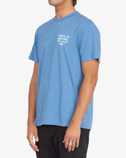 BILLABONG 73 Surf Short Sleeve T-Shirt ROYAL HEATHER 2 BILLABONG 73 Surf Short Sleeve T-Shirt ROYAL HEATHER - Image 2