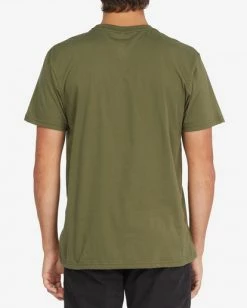 BILLABONG Quality Arch Short Sleeve T-Shirt MILITARY -Mens Accessories Sales 2022 abyzt01176 billabongw mil bck1 1
