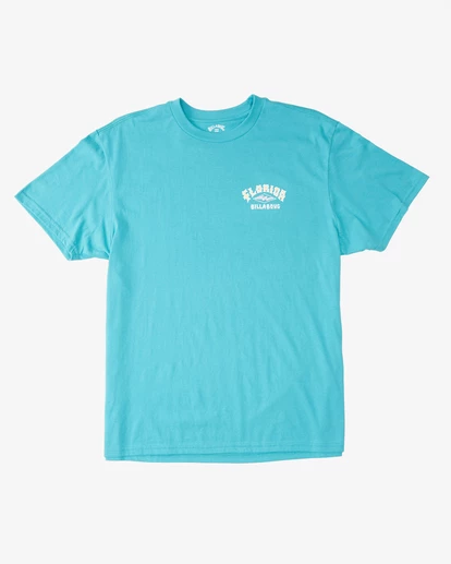 BILLABONG Arch Florida Short Sleeve T-Shirt DARK MINT 1 BILLABONG Arch Florida Short Sleeve T-Shirt DARK MINT