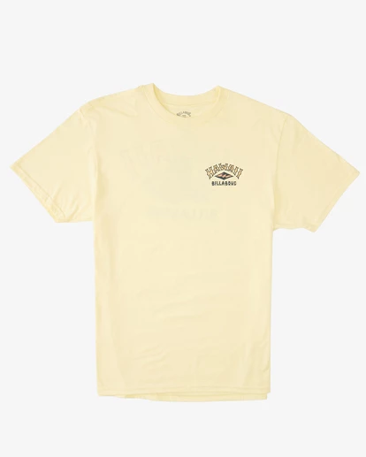 BILLABONG Arch Hawaii Short Sleeve T-Shirt MELLOW YELLOW 5 BILLABONG Arch Hawaii Short Sleeve T-Shirt MELLOW YELLOW - Image 5